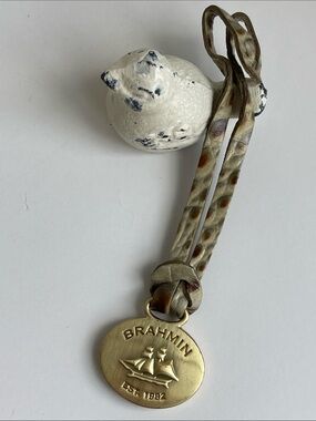 Brahmin Vintage Hang Tag Bag Charm